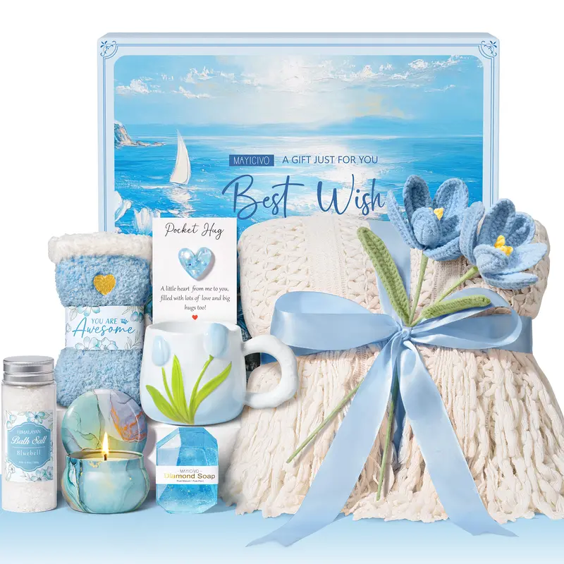 Luxury 11-Piece SPA & Self-Care Gift Box for Her 🌸🛁