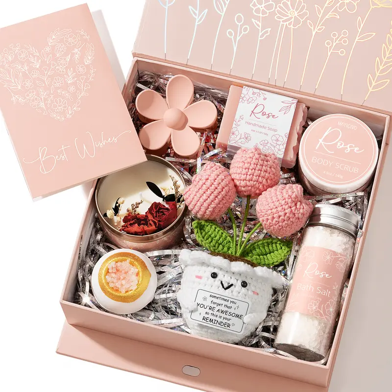 Luxury 11-Piece SPA & Self-Care Gift Box for Her 🌸🛁