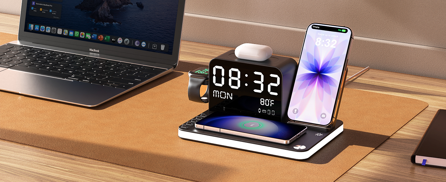 7 in 1 wireless charging station