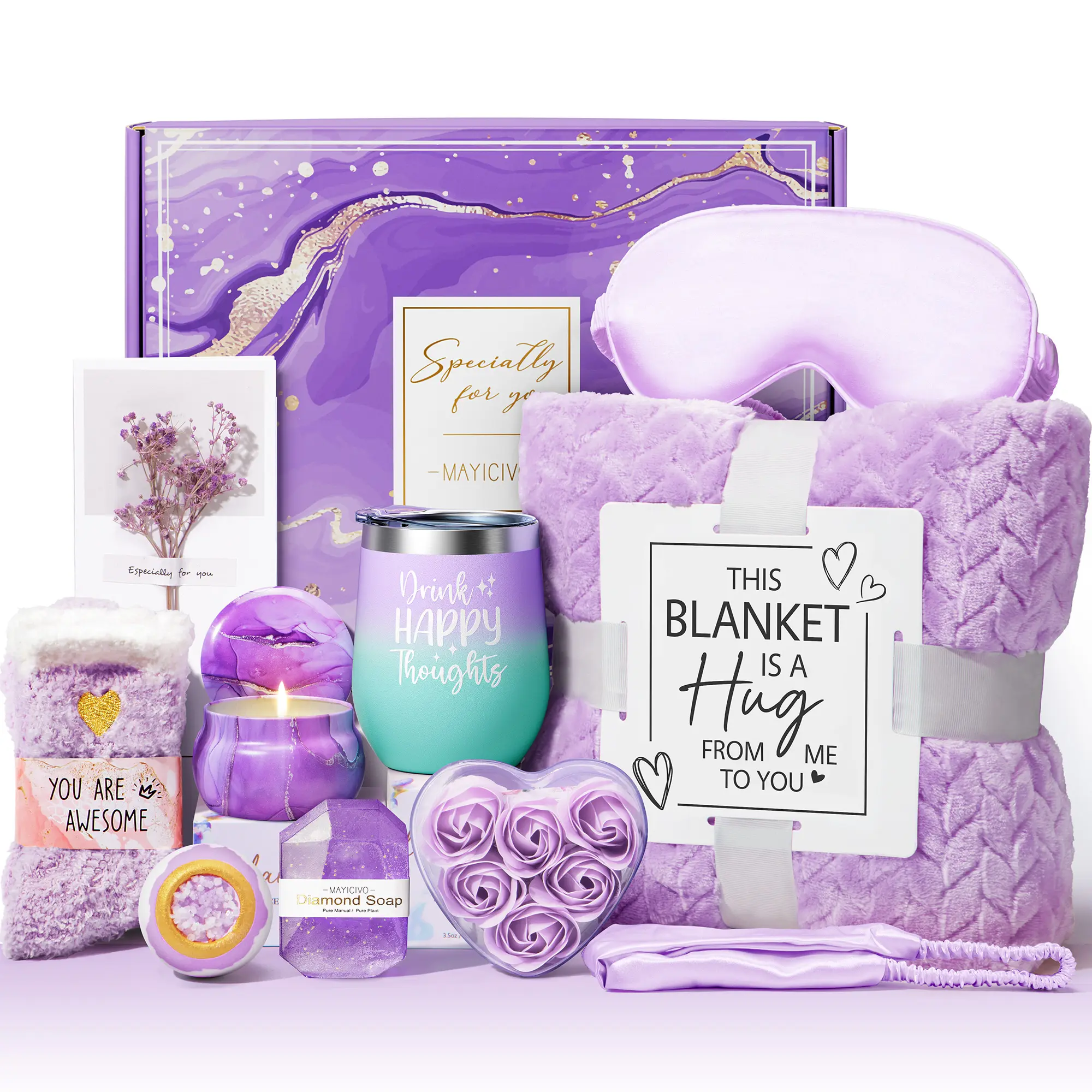 Luxury 11-Piece SPA & Self-Care Gift Box for Her 🌸🛁