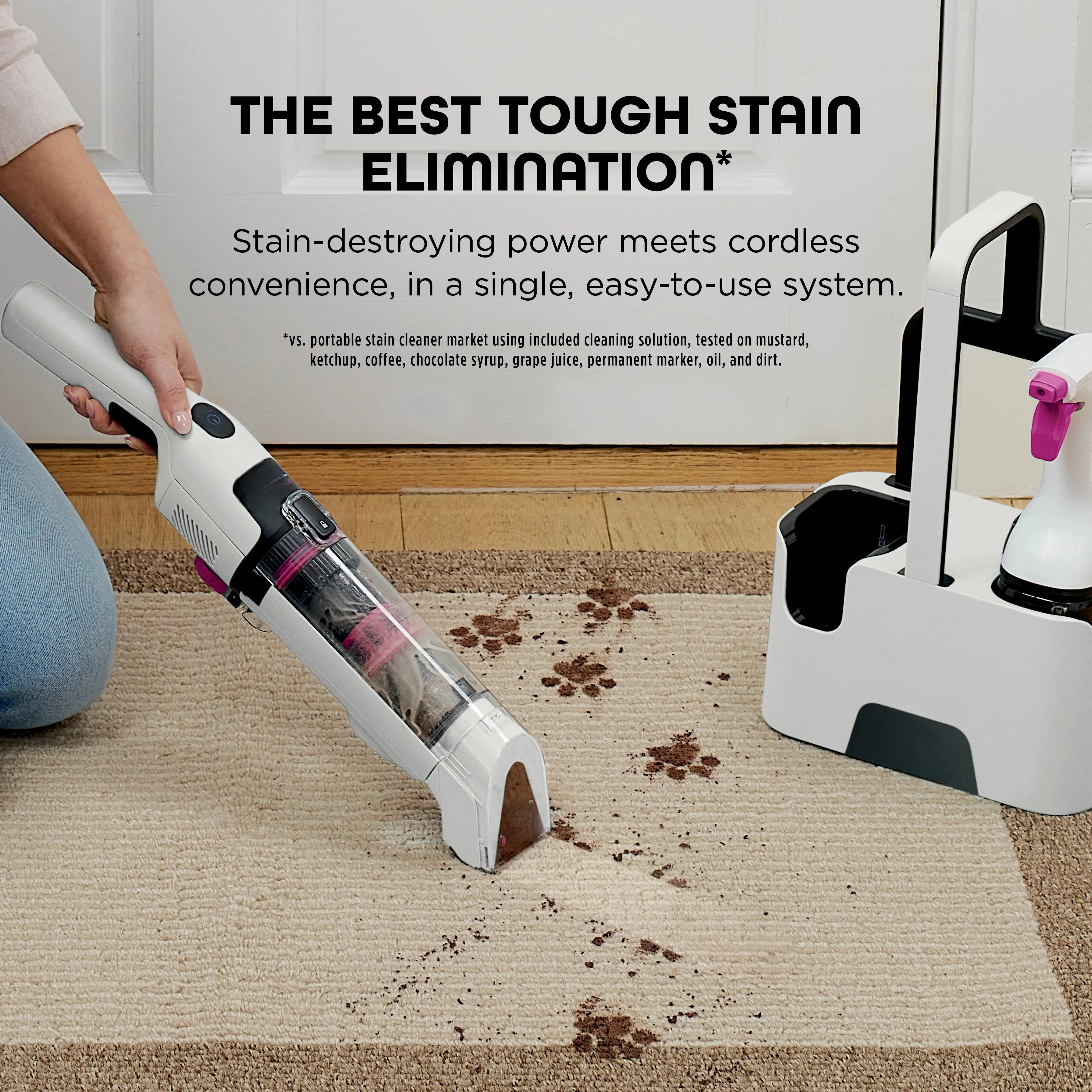 Cordless Portable Carpet & Upholstery Cleaner 🛋️✨