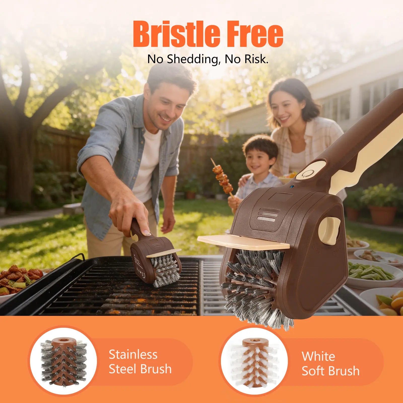 Electric BBQ Grill Brush
