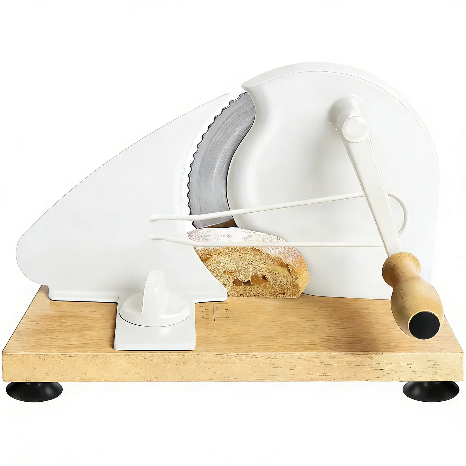 Artisan Hand-Crank Bread Slicer | Adjustable Thickness for Sourdough 🍞