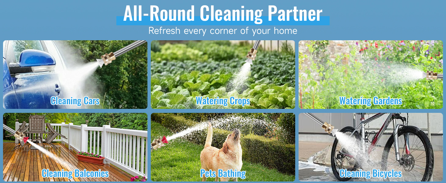 1500W Portable Battery Power Washer