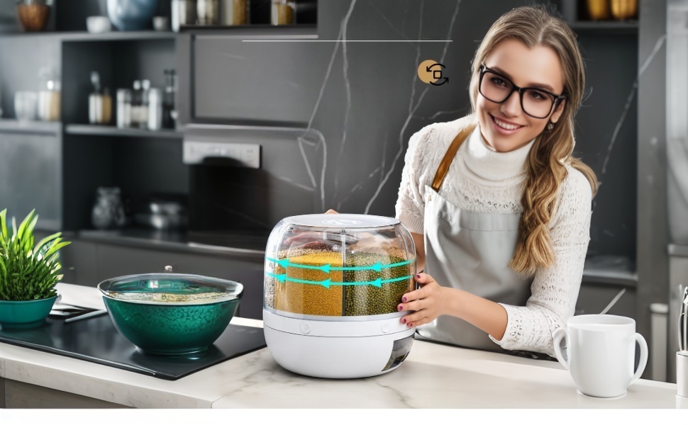 360° Rotating Grain Dispenser
