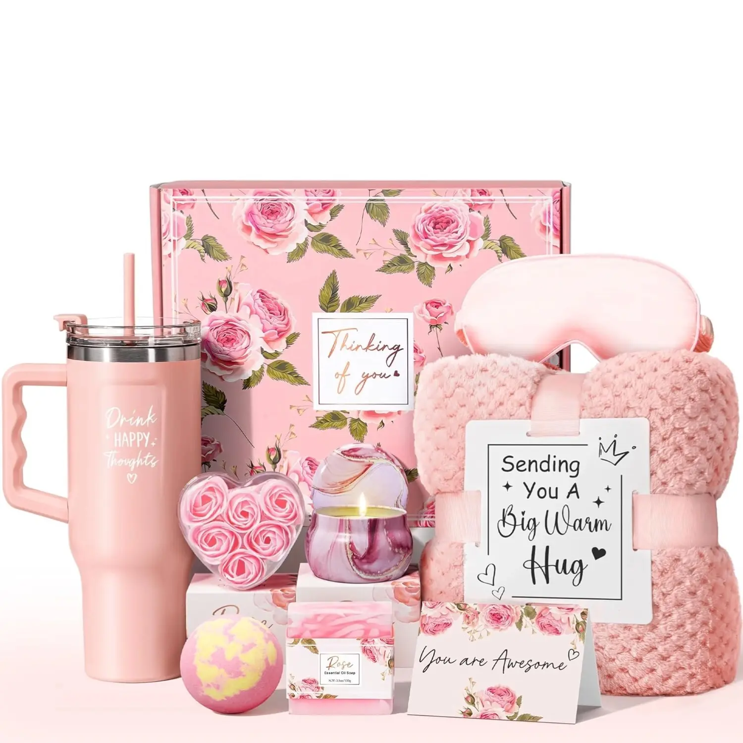 Luxury 11-Piece SPA & Self-Care Gift Box for Her 🌸🛁