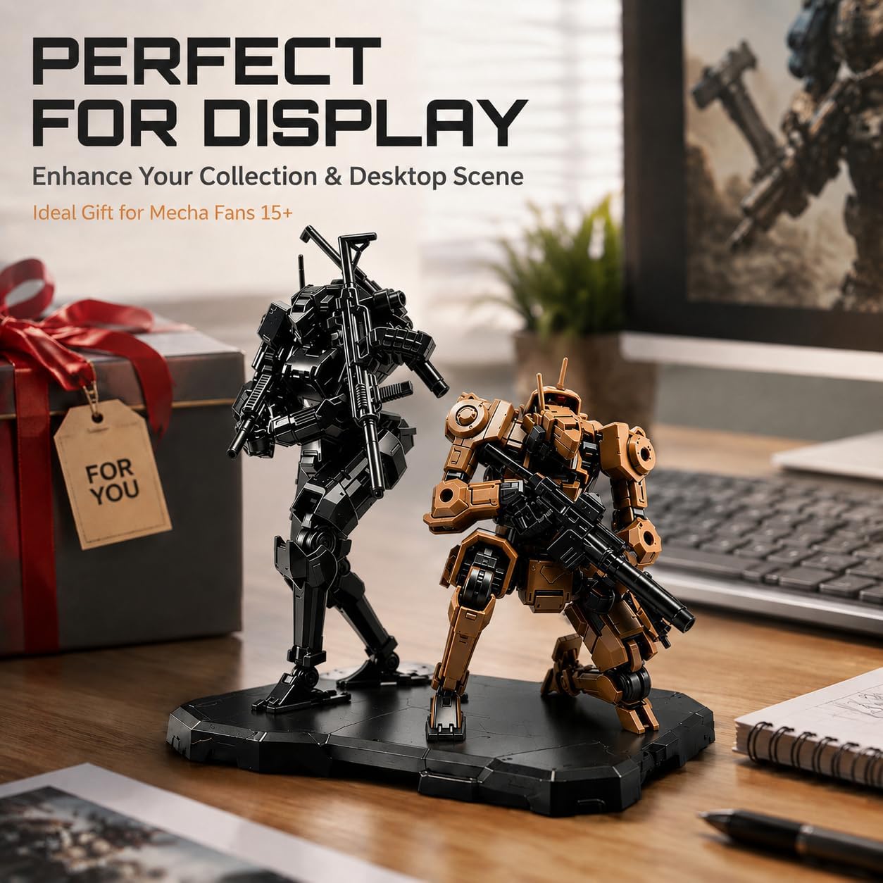 Sheik Mainland Fenrir Articulated Mecha Model Kit, 1/18 Scale, 2 Pack