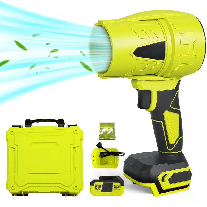 Cordless Leaf Blower & Car Dryer | 120km/h High-Speed Air 🌪️✨