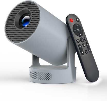 Mini Projector with WiFi 6 and Bluetooth 5.4, Portable Projector 4K Support