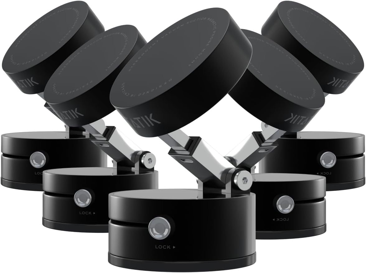 360° Universal Magnetic Phone Holder | Vacuum-Seal Tech for Car & Home 📱🛡️