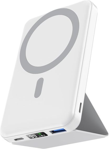  🎉Last Day 50% OFF⏰️ Magsafe Battery Pack, Foldable 10000mAh Magnetic Power Bank