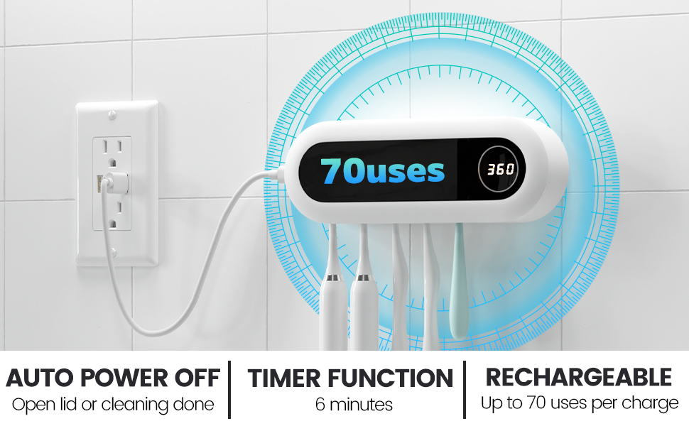 toothbrush sanitizer holder