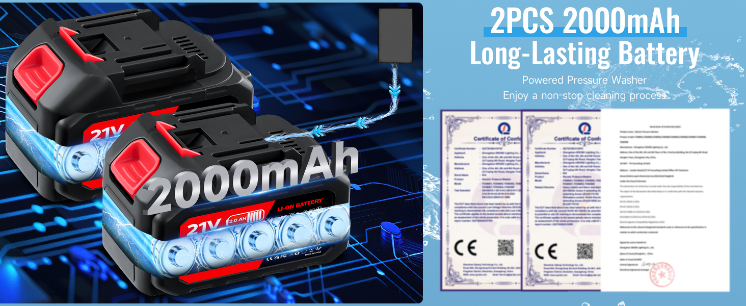 Portable Battery Power Washer