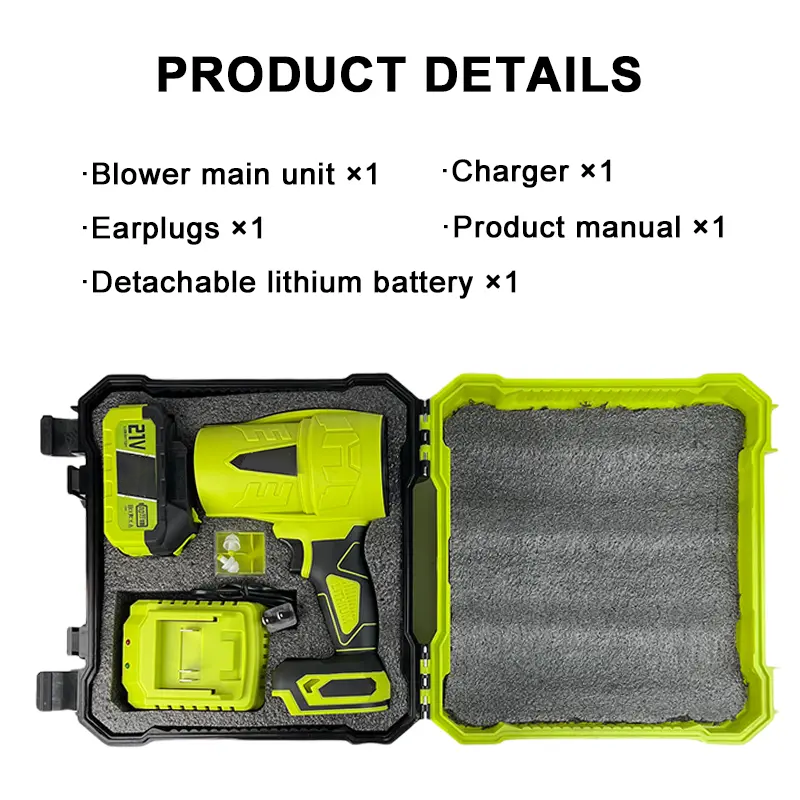 Cordless Leaf Blower & Car Dryer | 120km/h High-Speed Air 🌪️✨