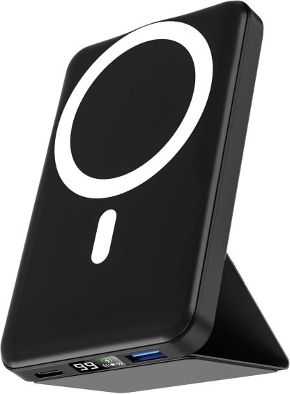  🎉Last Day 50% OFF⏰️ Magsafe Battery Pack, Foldable 10000mAh Magnetic Power Bank