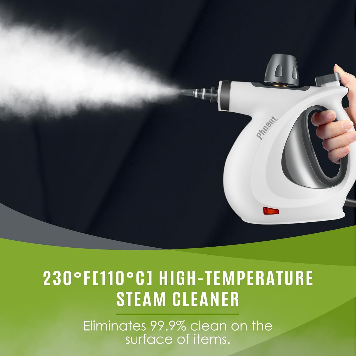 Pro-Steam Handheld Multi-Surface Cleaner | 12-Piece Accessory Kit 💨✨