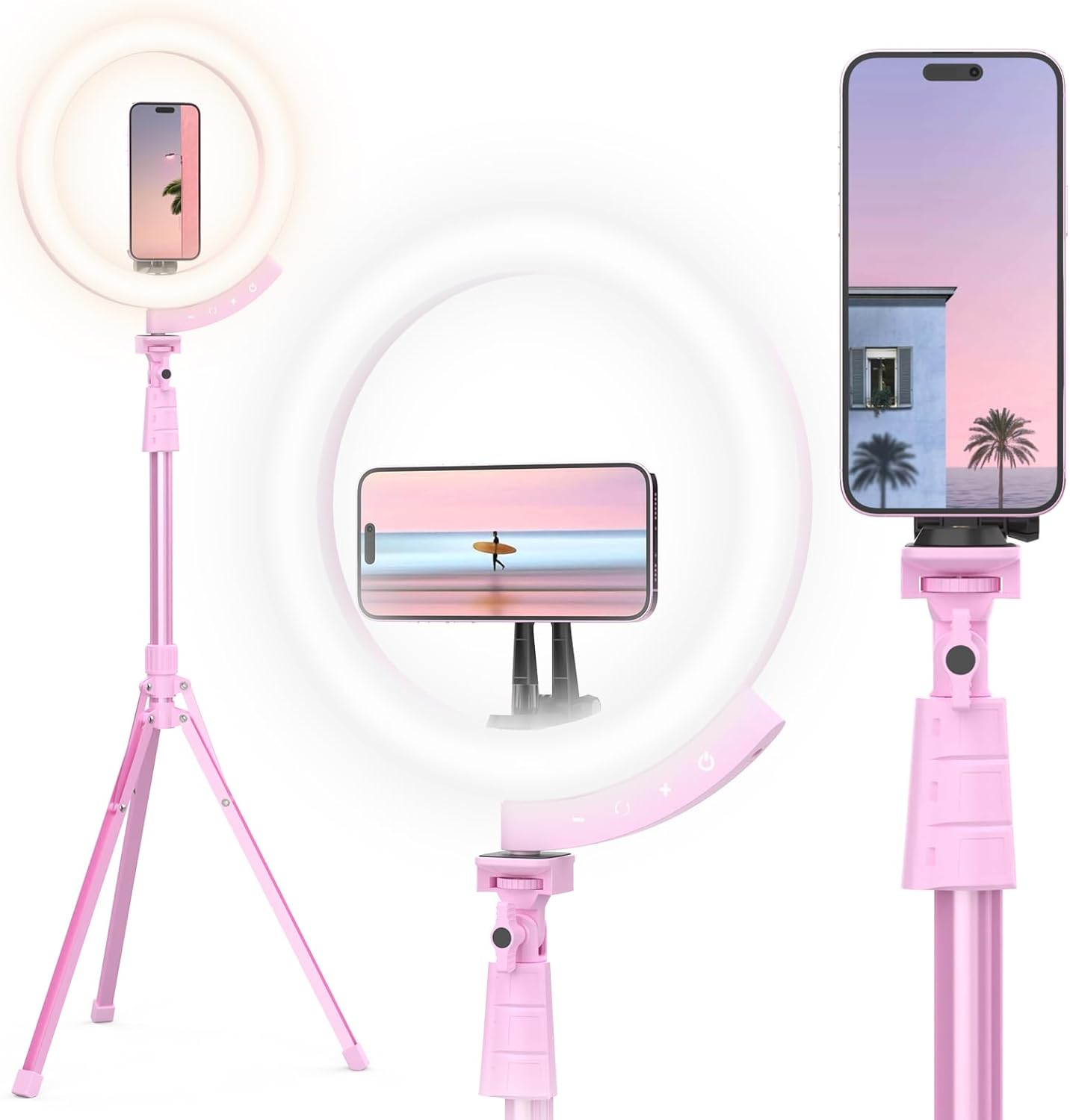 💥Final Day! Enjoy 40% OFF 💥 12'' LED Ring Light with 62'' Tripod Stand