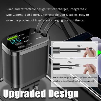 💥Final Day! Enjoy 40% OFF 💥 5 in 1 Retractable Car Charger Adapter