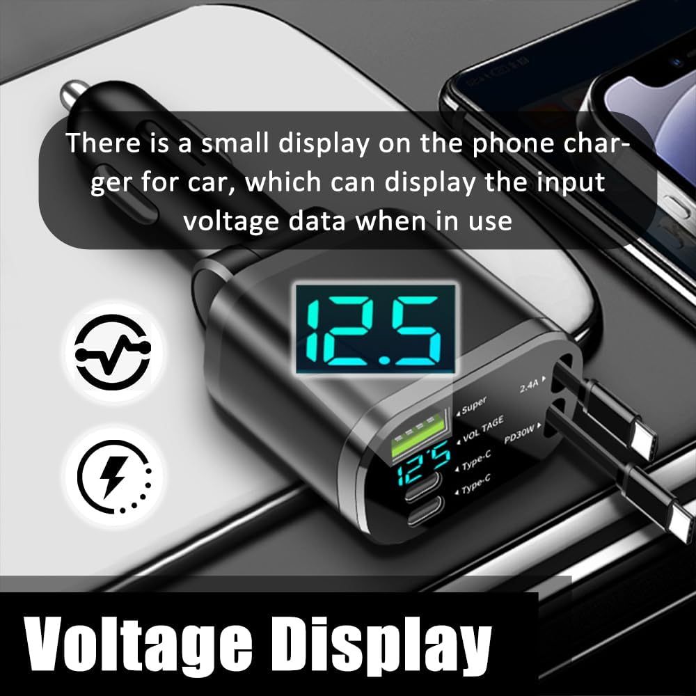 💥Final Day! Enjoy 40% OFF 💥 5 in 1 Retractable Car Charger Adapter