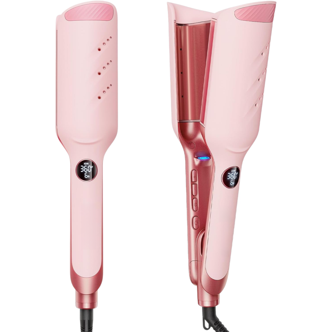 Power Wave: 35mm Deep Wave Hair Crimper for Instant Volume 🌊✨
