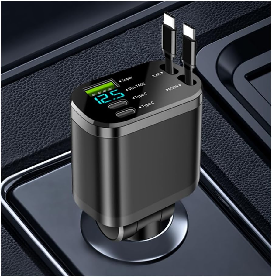 💥Final Day! Enjoy 40% OFF 💥 5 in 1 Retractable Car Charger Adapter