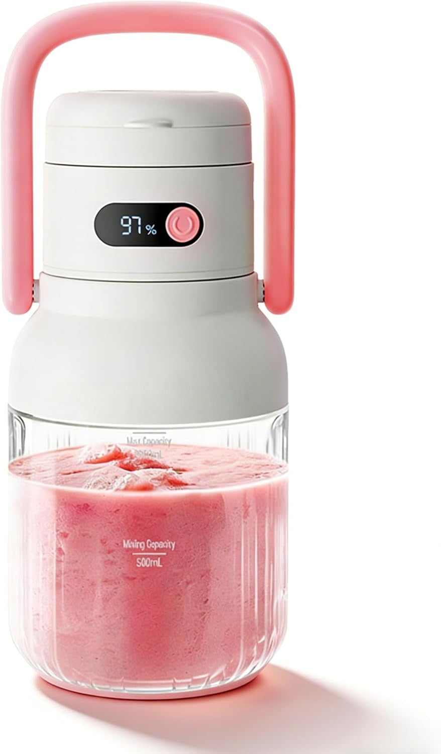 33oz Portable Blender - 12-Blade Ice Crushing Power 🥤⚡