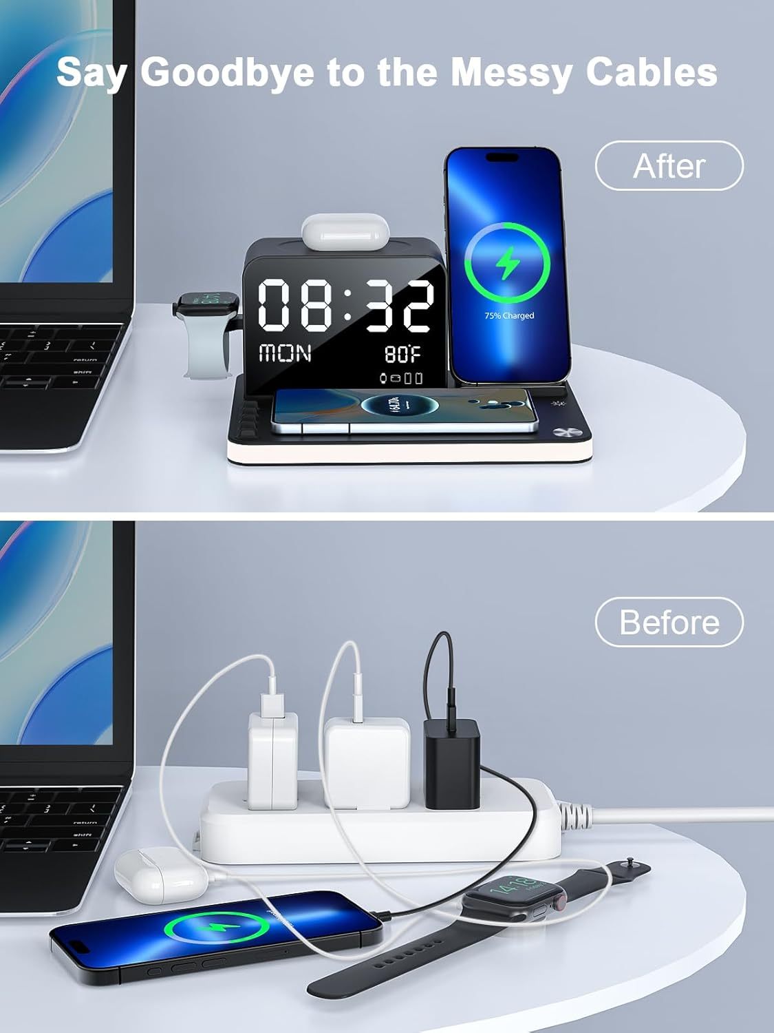 🎉Last Day 50% OFF⏰️ 7-in-1 Wireless Charging Station for Multiple Devices