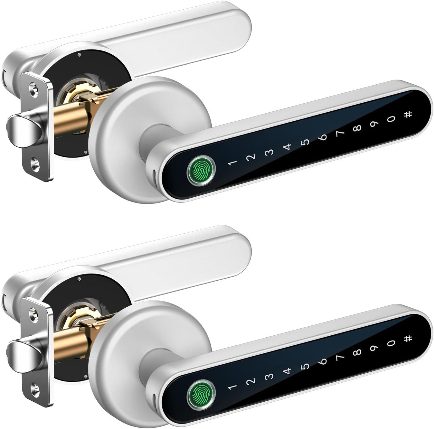 🎉Last Day 50% OFF⏰️  Fingerprint Door Lock Door Knob