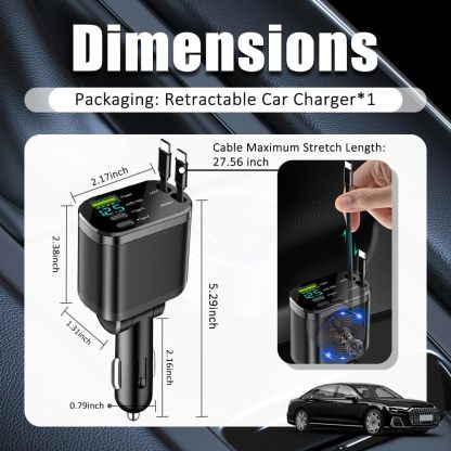 💥Final Day! Enjoy 40% OFF 💥 5 in 1 Retractable Car Charger Adapter
