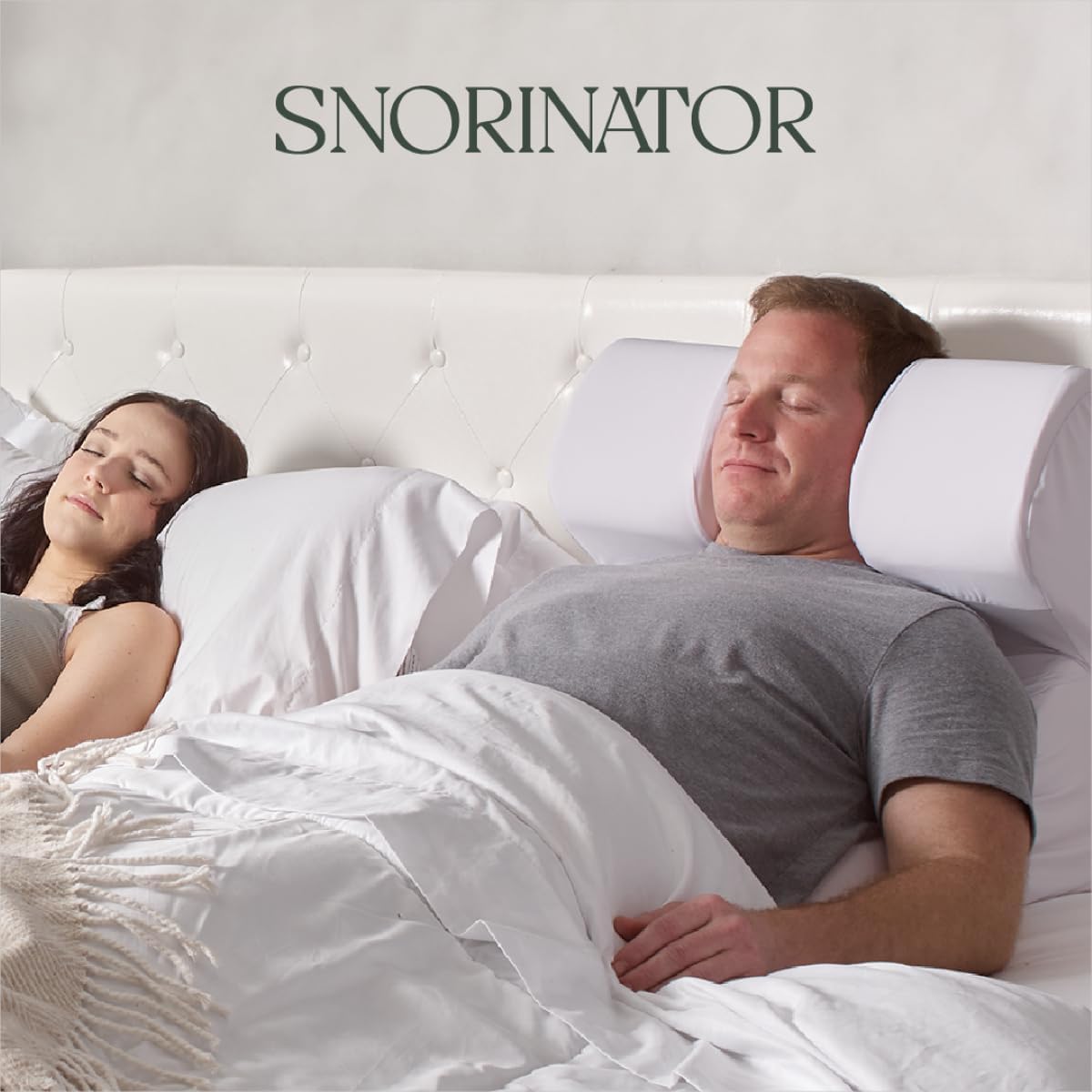 Snorinator Pillow. Upright Wedge Pillow for Snoring, Reflux, Post-Op, Vertigo, Wrinkle Reducer, Prego/Nursing As Seen on Shark Tank