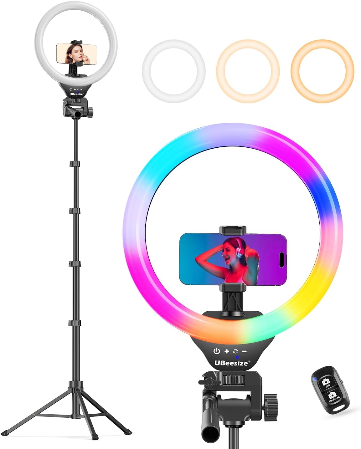 💥Final Day! Enjoy 40% OFF 💥 12'' LED Ring Light with 62'' Tripod Stand