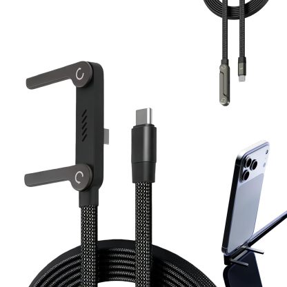 🎉Last Day 50% OFF⏰️ Invisible Holder Charger Cable with Stand