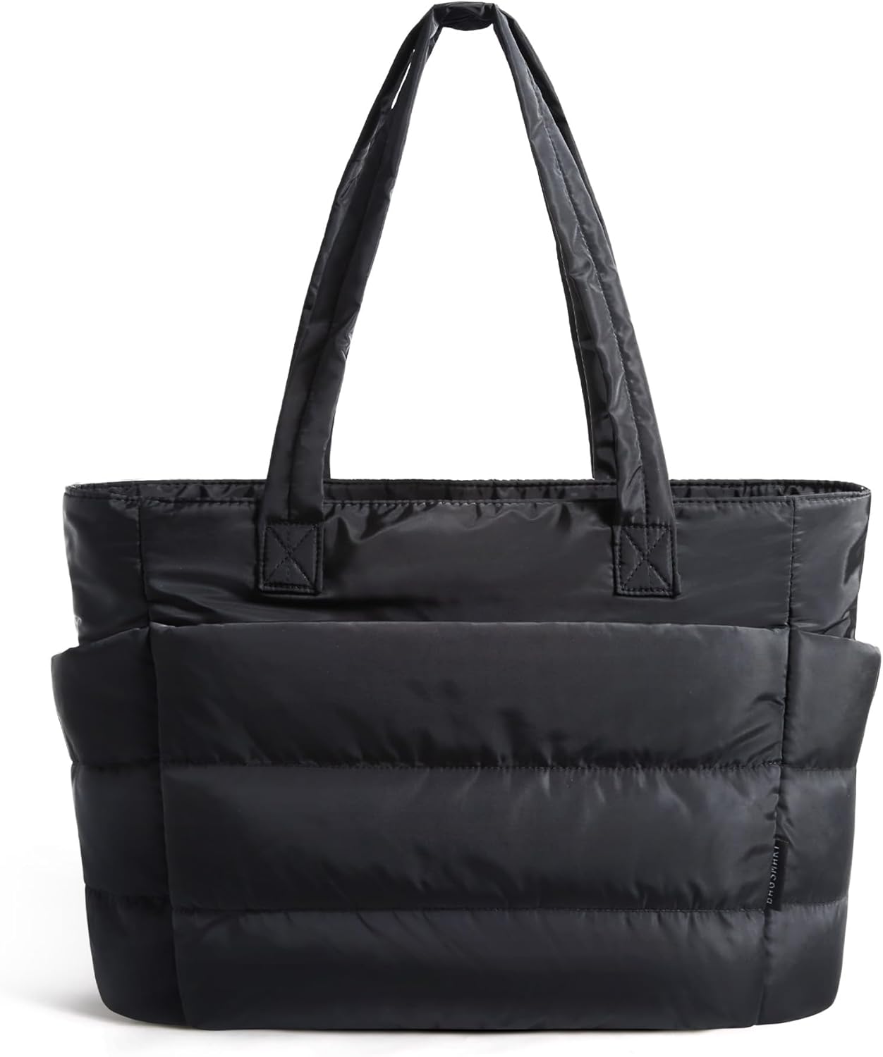BAGSMART Tote Bag for Women, Lightweight Puffy Tote Bag with Compartments Shoulder Bag