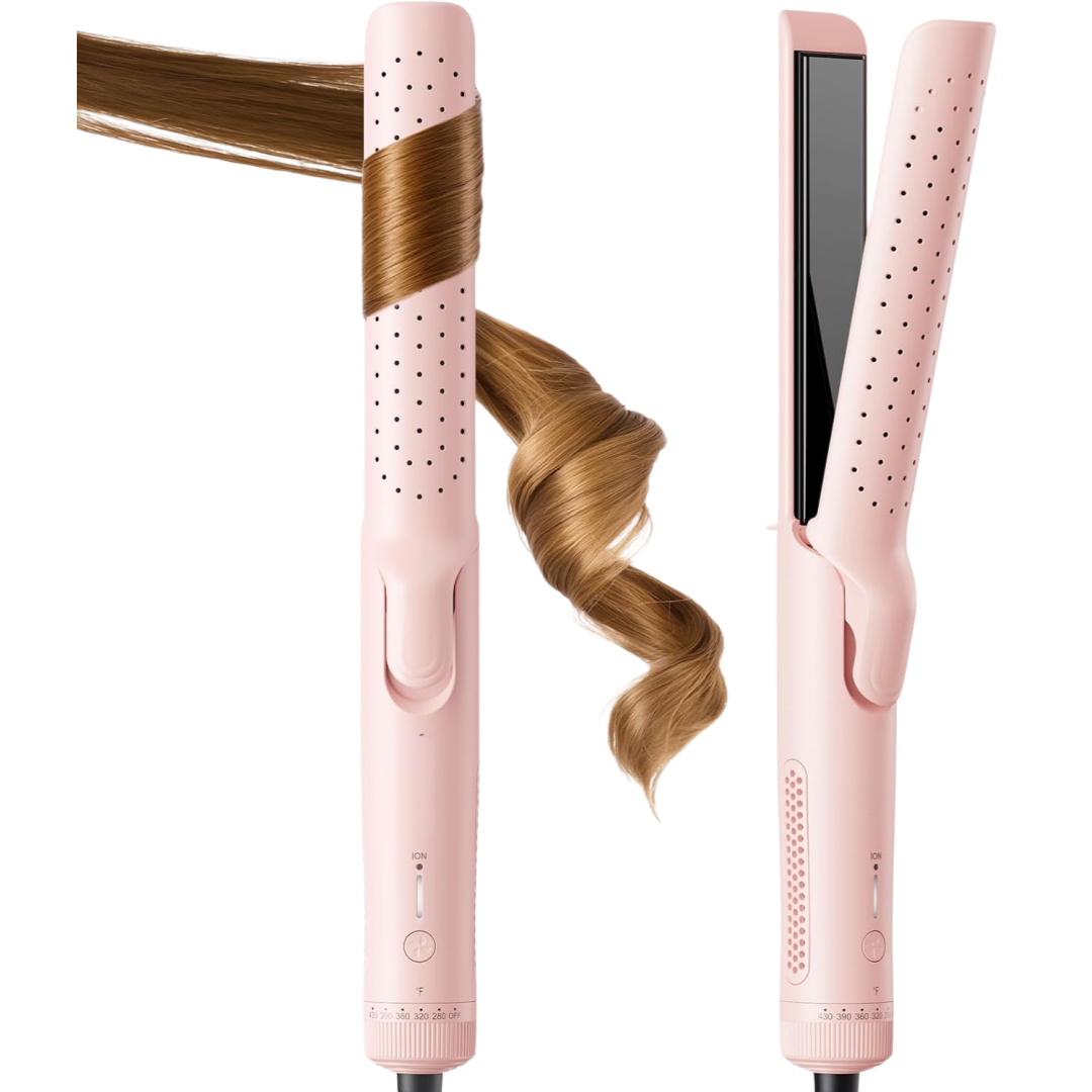 AirFlow 2-in-1 Cool Air Styler | Professional Curler & Straightener 🌬️✨