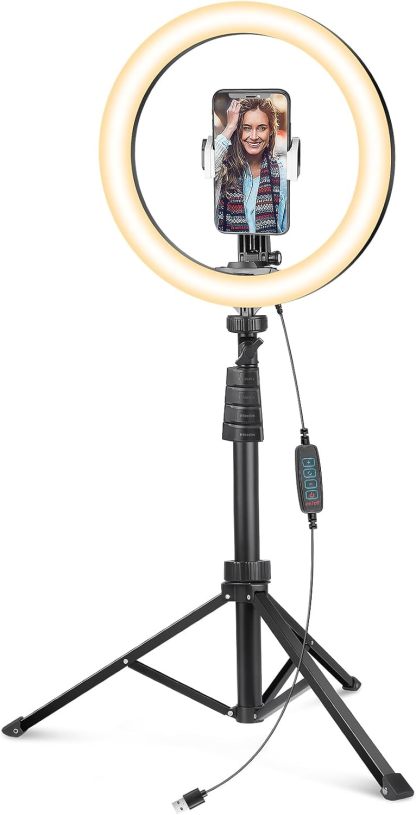 💥Final Day! Enjoy 40% OFF 💥 12'' LED Ring Light with 62'' Tripod Stand