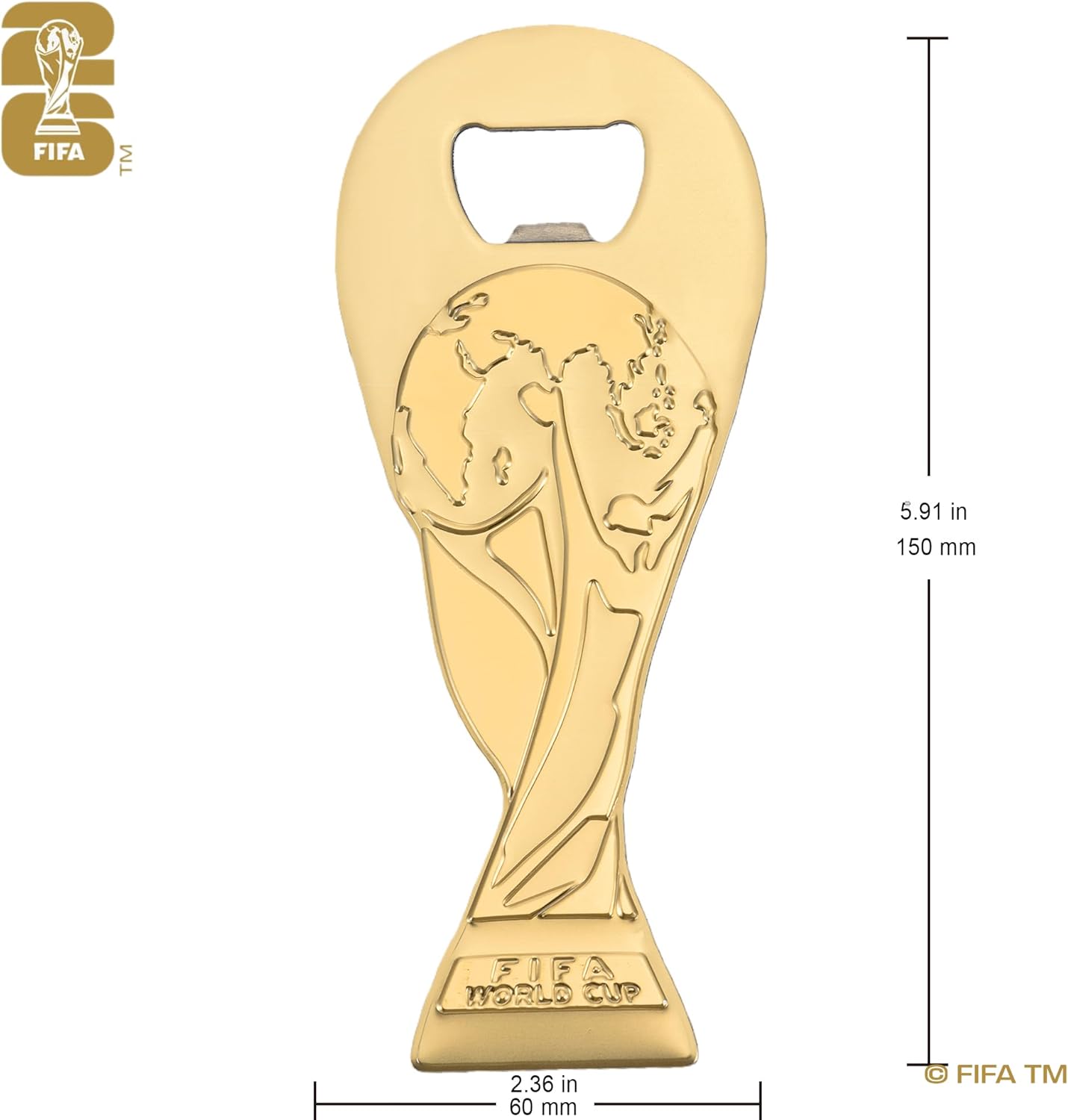  FIFA World Cup 2026 Edition - Luxury Beer Glass & Trophy Opener Set ⚽🍺