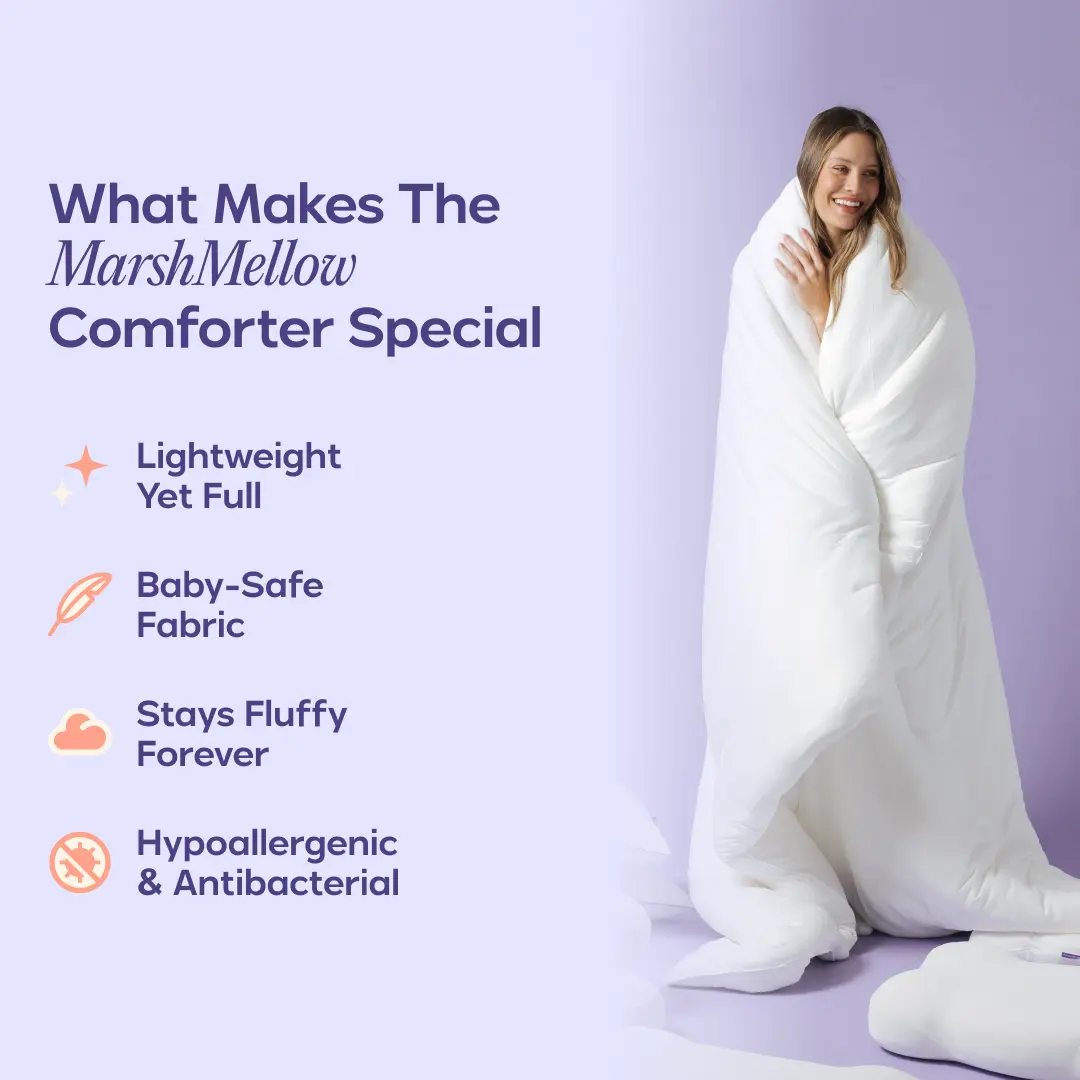 MarshMellow Comforter: Ultra-Soft Double-Stuffed Cloud Blanket ☁️✨