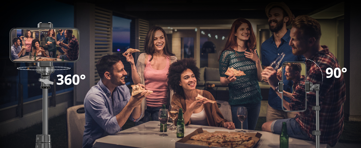 iphone tripod with light