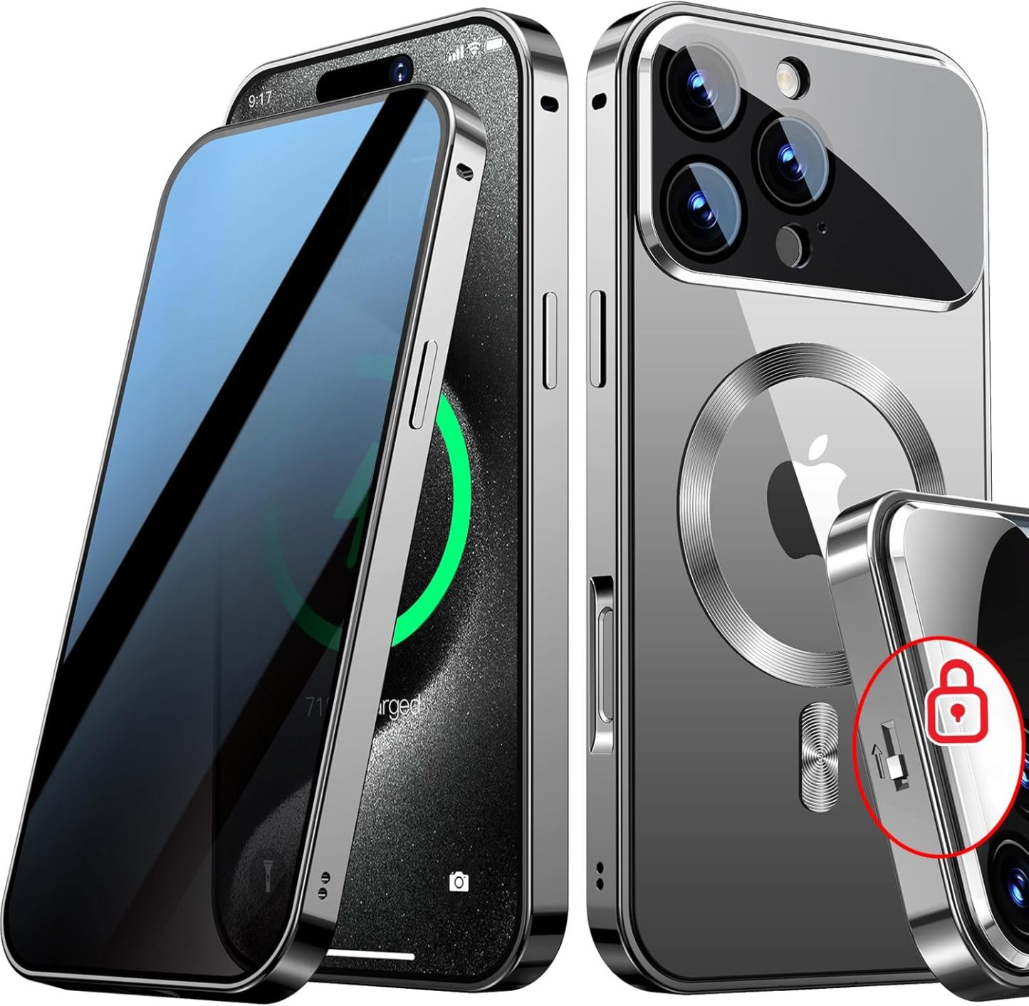 💥💥Final Day! Enjoy 50% OFF 💥[Full Camera Protection& Mechanical Lock]Magnetic Privacy Case for iPhone