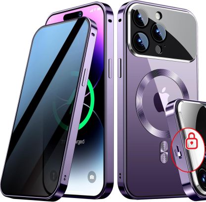 💥💥Final Day! Enjoy 50% OFF 💥[Full Camera Protection& Mechanical Lock]Magnetic Privacy Case for iPhone