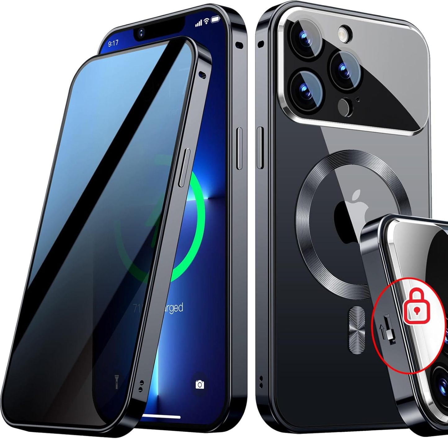 💥💥Final Day! Enjoy 50% OFF 💥[Full Camera Protection& Mechanical Lock]Magnetic Privacy Case for iPhone