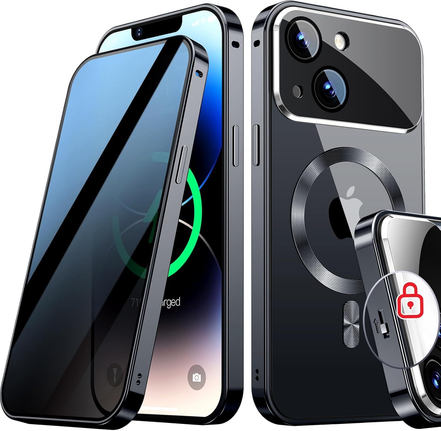 💥💥Final Day! Enjoy 50% OFF 💥[Full Camera Protection& Mechanical Lock]Magnetic Privacy Case for iPhone