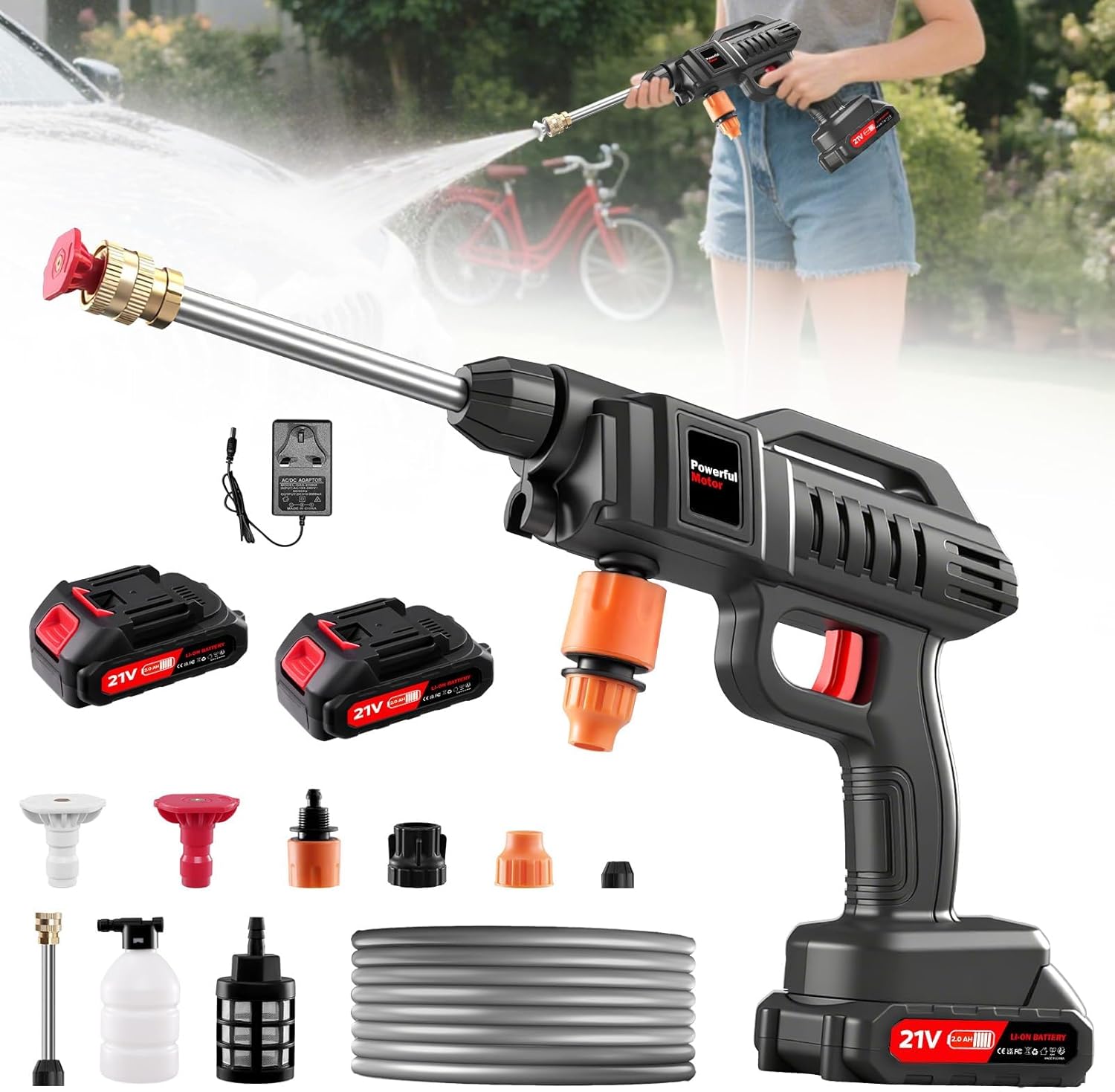 💥💥Final Day! Enjoy 50% OFF 💥 Cordless Pressure Washer Battery Powered