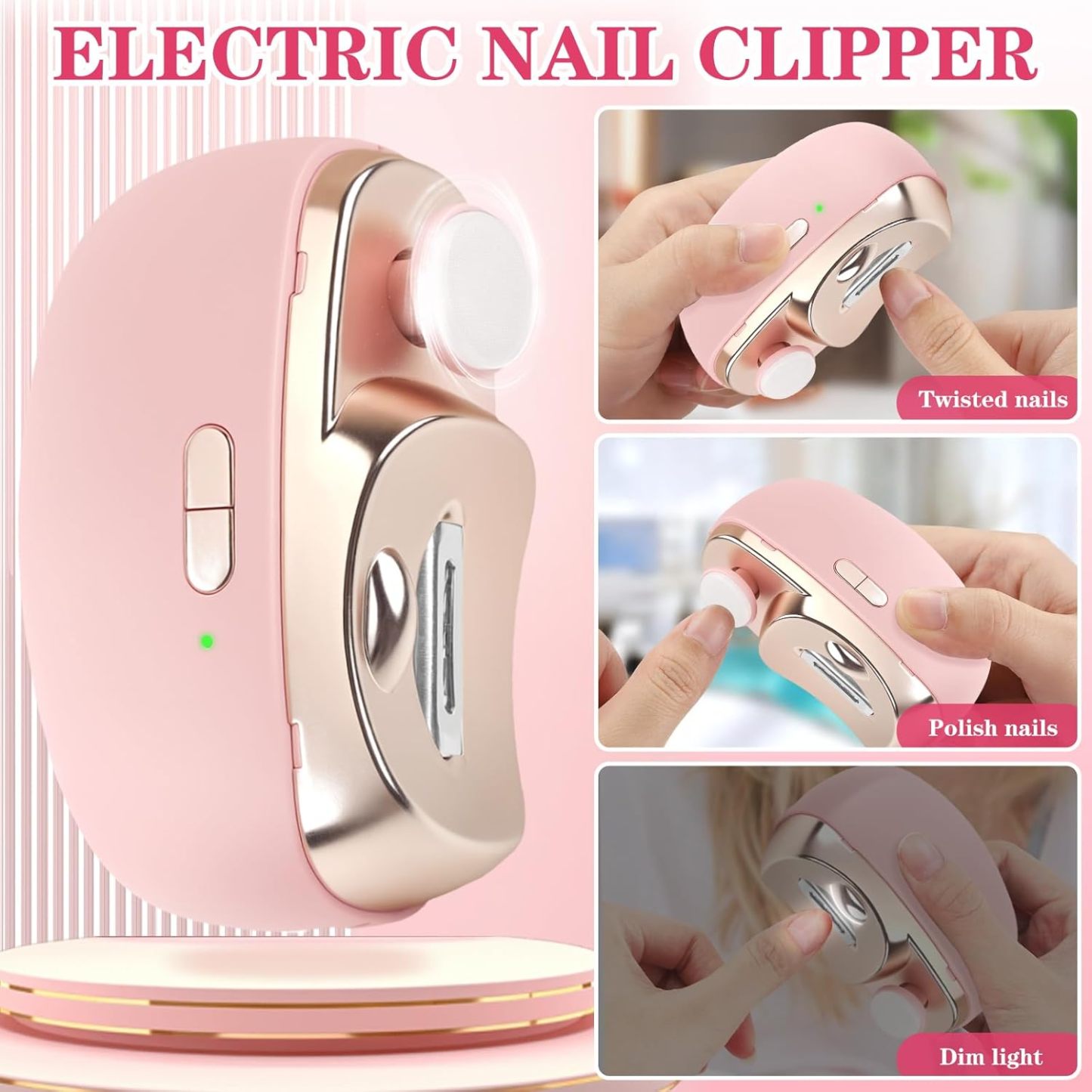 3-in-1 Electric Nail Clippers