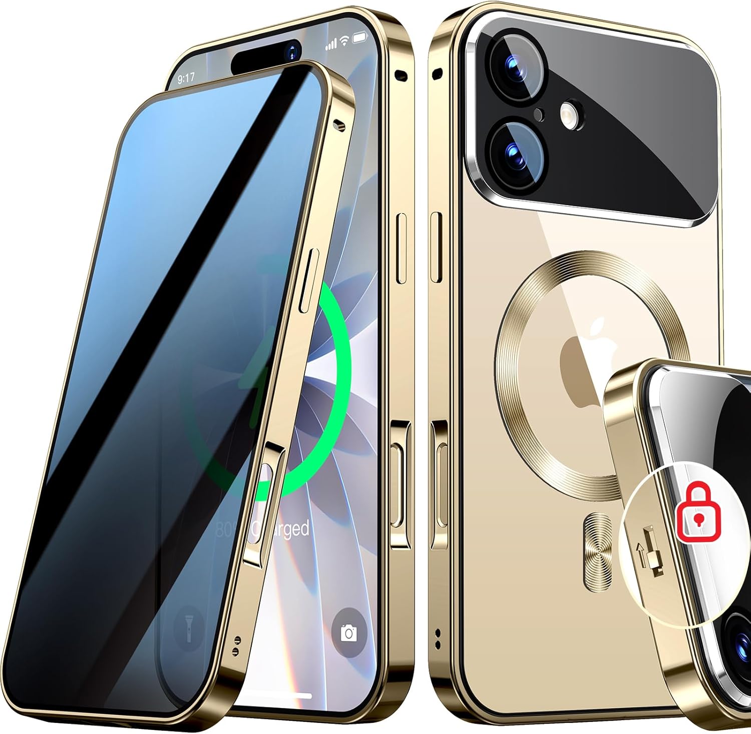 💥💥Final Day! Enjoy 50% OFF 💥[Full Camera Protection& Mechanical Lock]Magnetic Privacy Case for iPhone