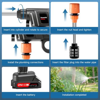 💥💥Final Day! Enjoy 50% OFF 💥 Cordless Pressure Washer Battery Powered