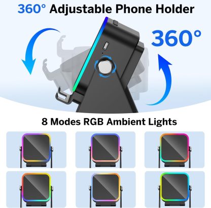 🎉Last Day 50% OFF⏰️Wireless Induction Speaker 5-in-1 Bluetooth Speaker with Phone Stand