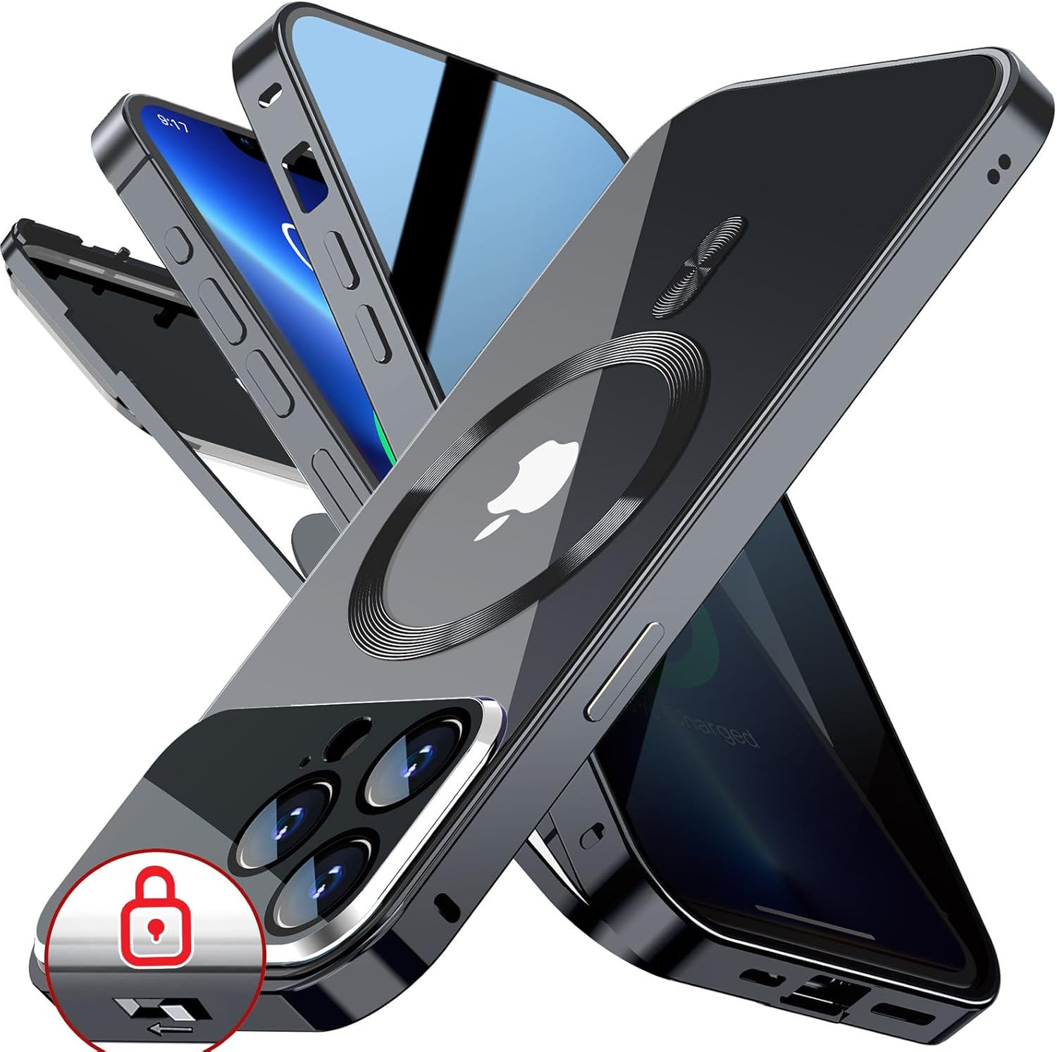 💥💥Final Day! Enjoy 50% OFF 💥[Full Camera Protection& Mechanical Lock]Magnetic Privacy Case for iPhone