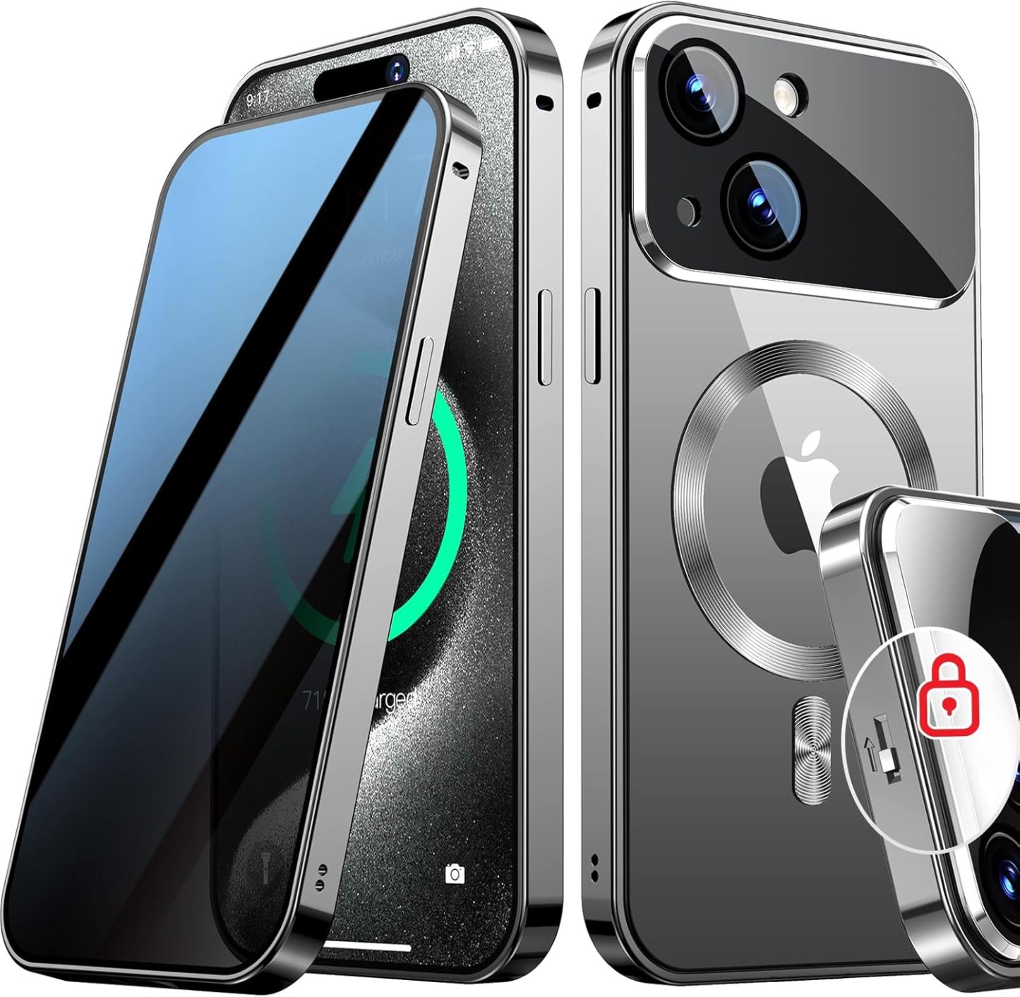 💥💥Final Day! Enjoy 50% OFF 💥[Full Camera Protection& Mechanical Lock]Magnetic Privacy Case for iPhone