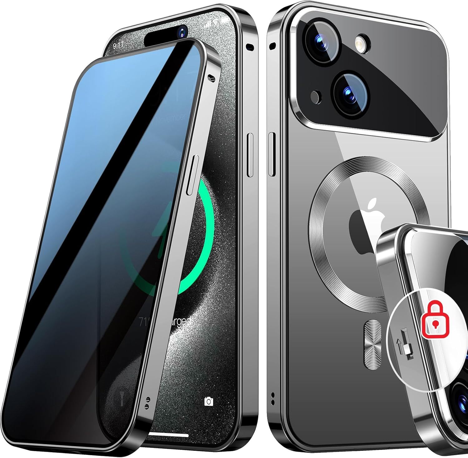 💥💥Final Day! Enjoy 50% OFF 💥[Full Camera Protection& Mechanical Lock]Magnetic Privacy Case for iPhone